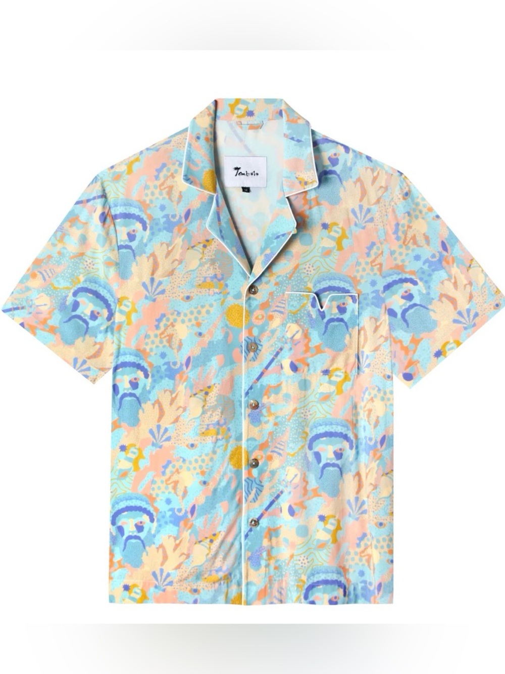 Tombolo Lightweight Tencel Shirt Poseidon’s Wondering Eyes Sold Out Size S